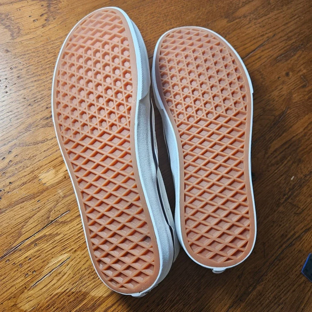 Vans Classic Slip-On Desert Vibes Print Beige Canvas‎ Sneakers Womens 8.5 Mens 7